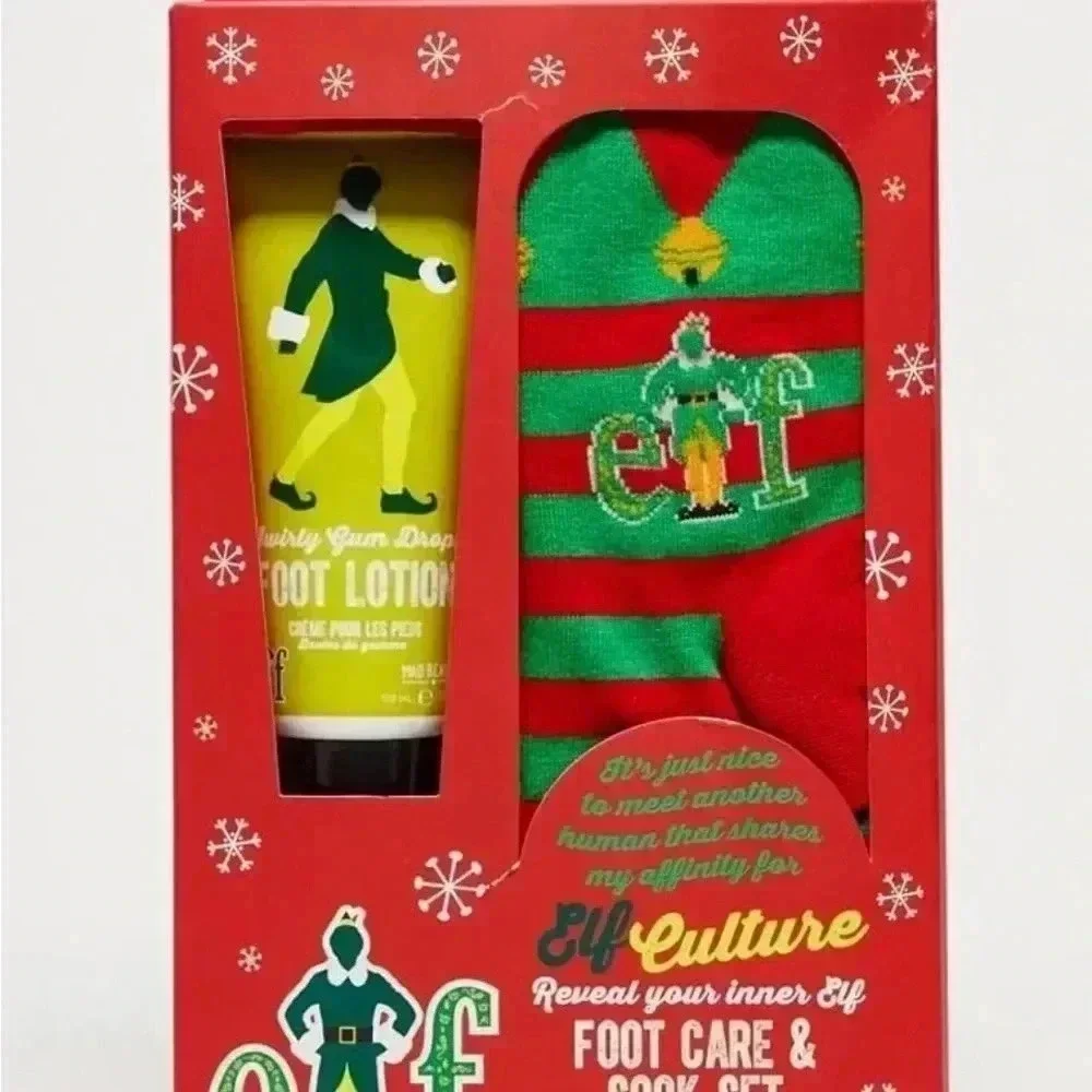 Elf Culture Foot Care & Sock Set NWT